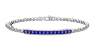 Bracciale Zancan Uomo in Argento Spinello ESB308-BL